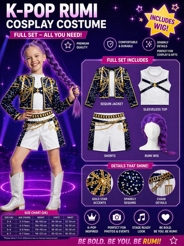 Kpopp rumi fancy dress - kpopp,