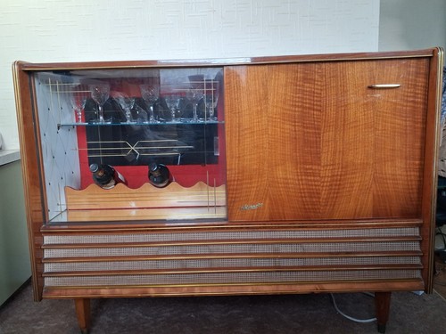 1950 radiogram with - radiogram, cocktail
