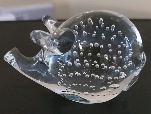 Vintage glass pig boar - vintage, pig/boar