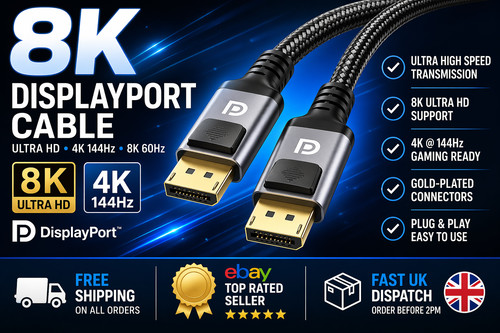 Displayport cable 60hz - 5m,