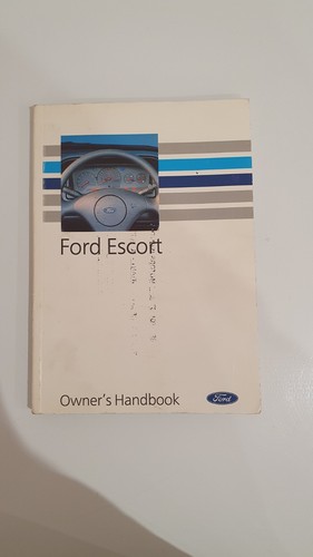 Ford escort owners handbook - escort,