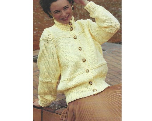 Ladies super chunky cardigan - ladies,
