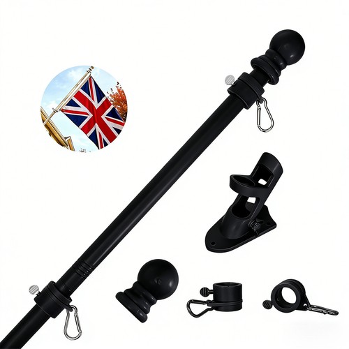 6ft aluminum flagpole - aluminum,