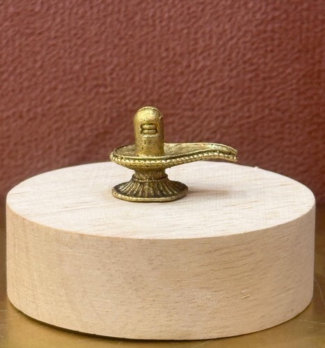 Brass shiva lingam - shiva, 0.7