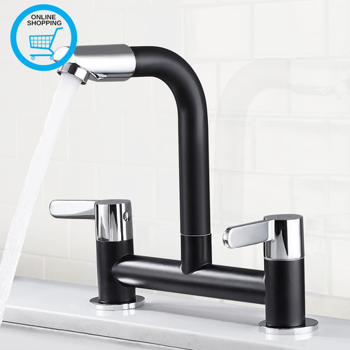 Kitchen mixer tap dual - kitchen,