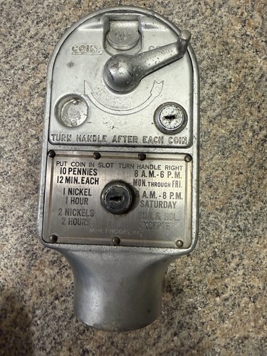 Rhodes 1950 parking meter - 1950's,