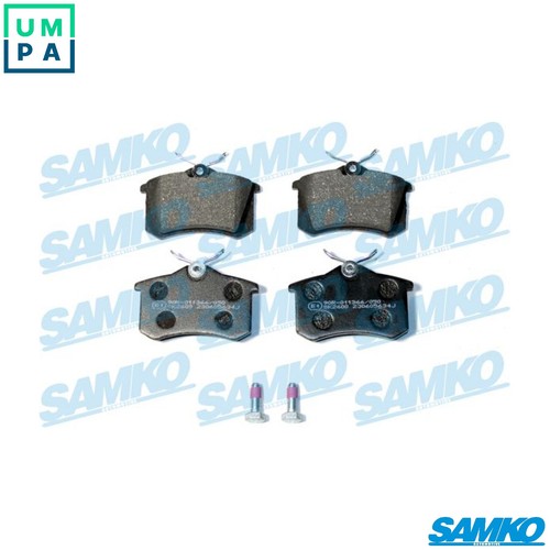 Brake pad set disc - set,