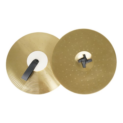 Marching cymbal pair grooved - marching,
