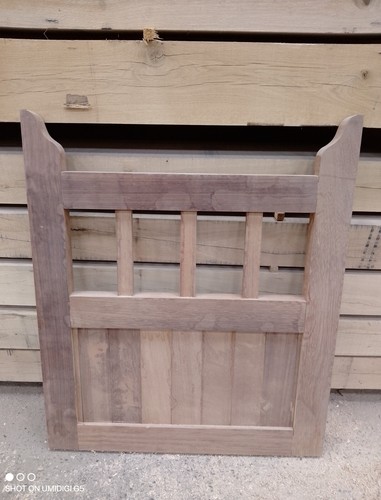 Iroko garden gate 900mmx900mm