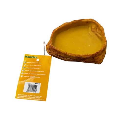 Habistat sandstone water dish - sandstone,