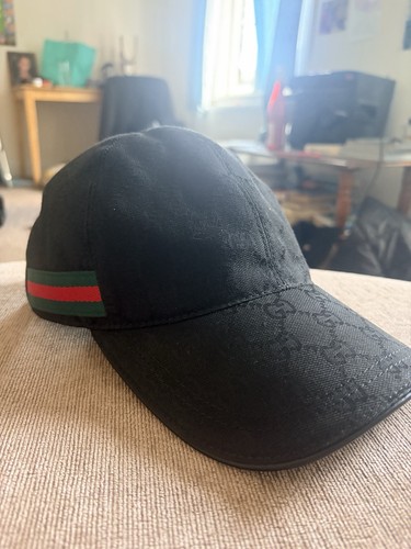 Gucci black canvas monogram - canvas,