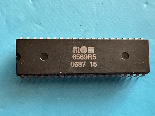 Mos 6569r3 vic - mos, chip