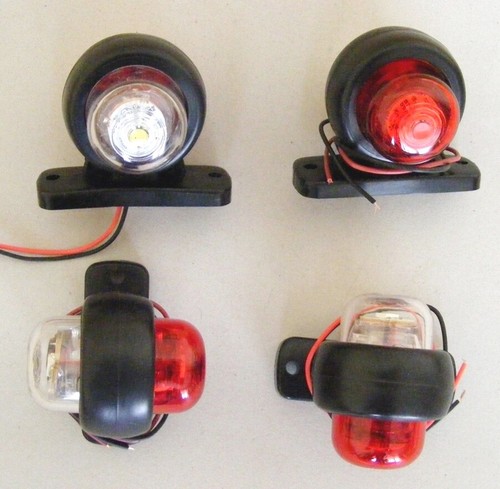 24v side marker led lights - side, 4x