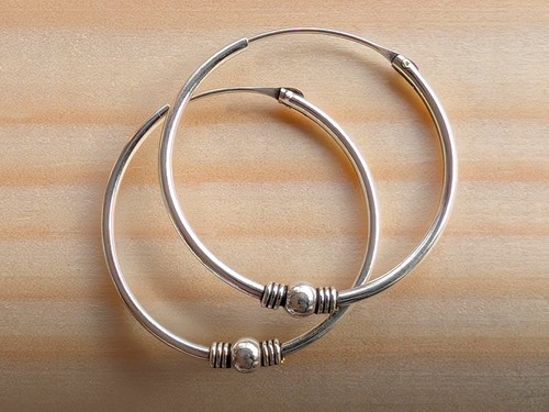 Style pair bali hoop - 11,
