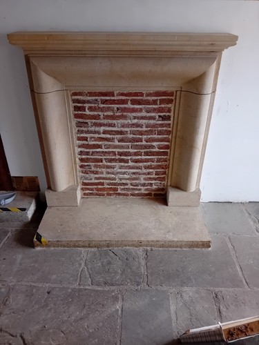 Stone fire surround - surround, /
