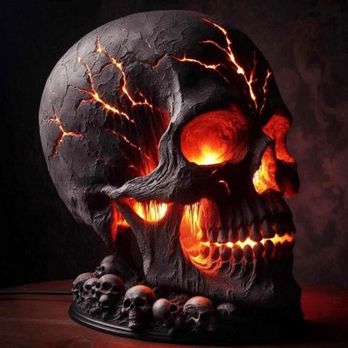 Halloween lava stone - halloween,