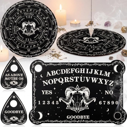 Black wooden ouija - board, game