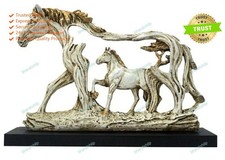 Decorated horse statue - horse, animal