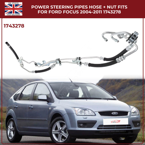 Power steering pipes hose nut - steering,