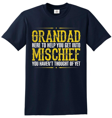Grandad mischief mens shirt - mischief,