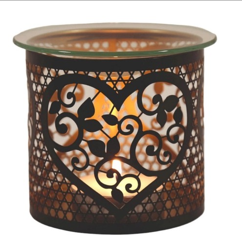 Heart tea light - heart, oil