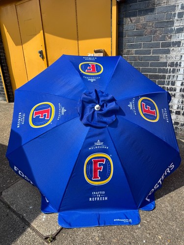 Fosters parasol blue round - parasol,,
