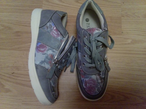 Pavers light denim - , floral