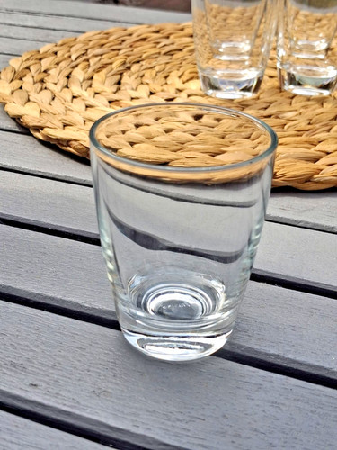 Set clear glass shot - of,