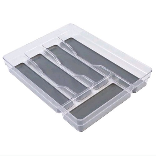 Habitat clear cutlery - cutlery, tray