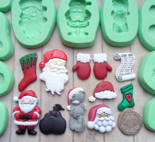 Mini craft mould santa - mould:, 1x