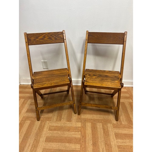 Vintage wooden folding chair - vintage,