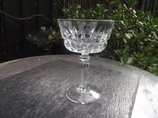1 Vtg Cristal D'Arques Durand Chantelle Lady Victoria Champagne Coupe Glass