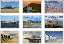 Various East Sussex - 96 x 67mm Jumbo Fridge Magnet - Gift Souvenir Present