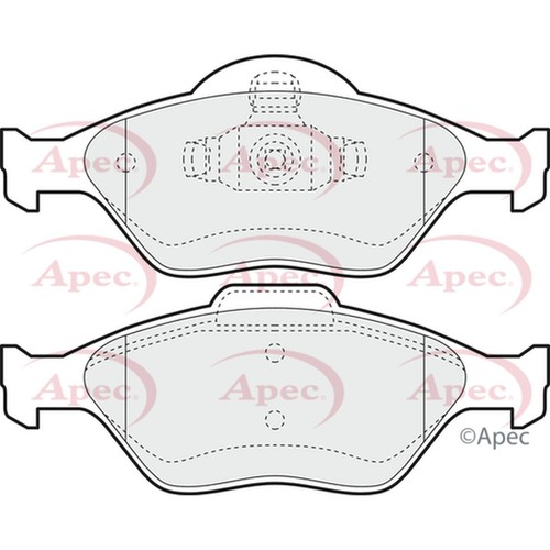 Brake pads set for ford - for, street