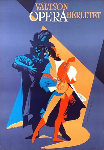 Vintage 1971 hungarian opera - 1971,