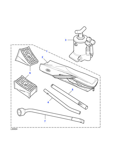 Land rover roll tool storage - land,
