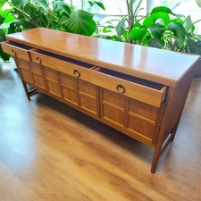 Vintage Nathan Squares Teak Sideboard 