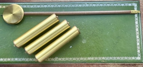 Brass grandfather clock - 3,