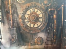 Steampunk Cloth Photo Background Studio Props Backdrop Decor 