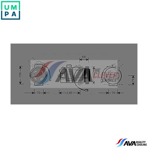 Compressor air conditioning - air,