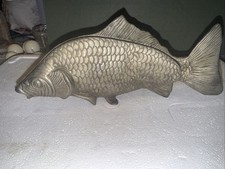 Vintage Silver Plated Modello Despositato Fish Napkin Letter Holder Ornament 