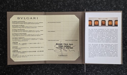 Authentic bulgari jewelry open - bulgari,