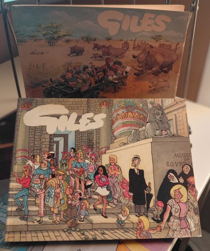 Giles vintage cartoon book - giles,