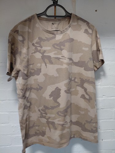 Shirt mens beige - t,