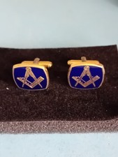 Masonic Craft Degree Cufflinks with addition of Tie Pin.