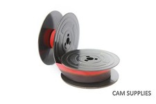 TYPEWRITER RIBBON FITS ALL OLIVETTI LETTERA MACHINES BLACK BLACK/RED TWIN SPOOL