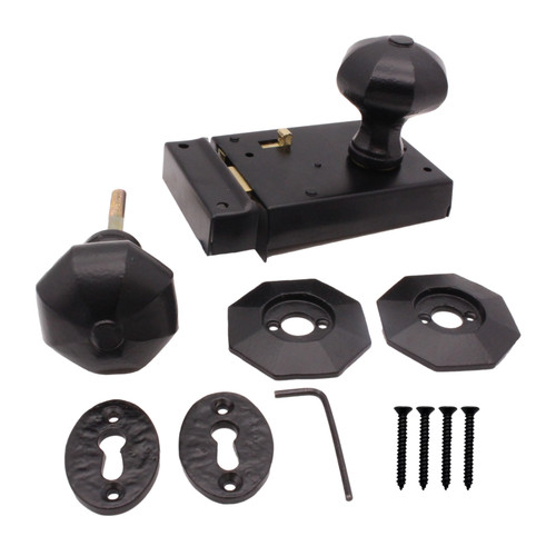 Rim lock knob - rim, bathroom