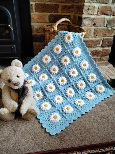 Crochet baby blanket boy - crochet,