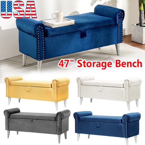 Storage bench footrest end - 47",