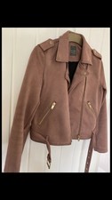 Women’s Faux Suede Biker